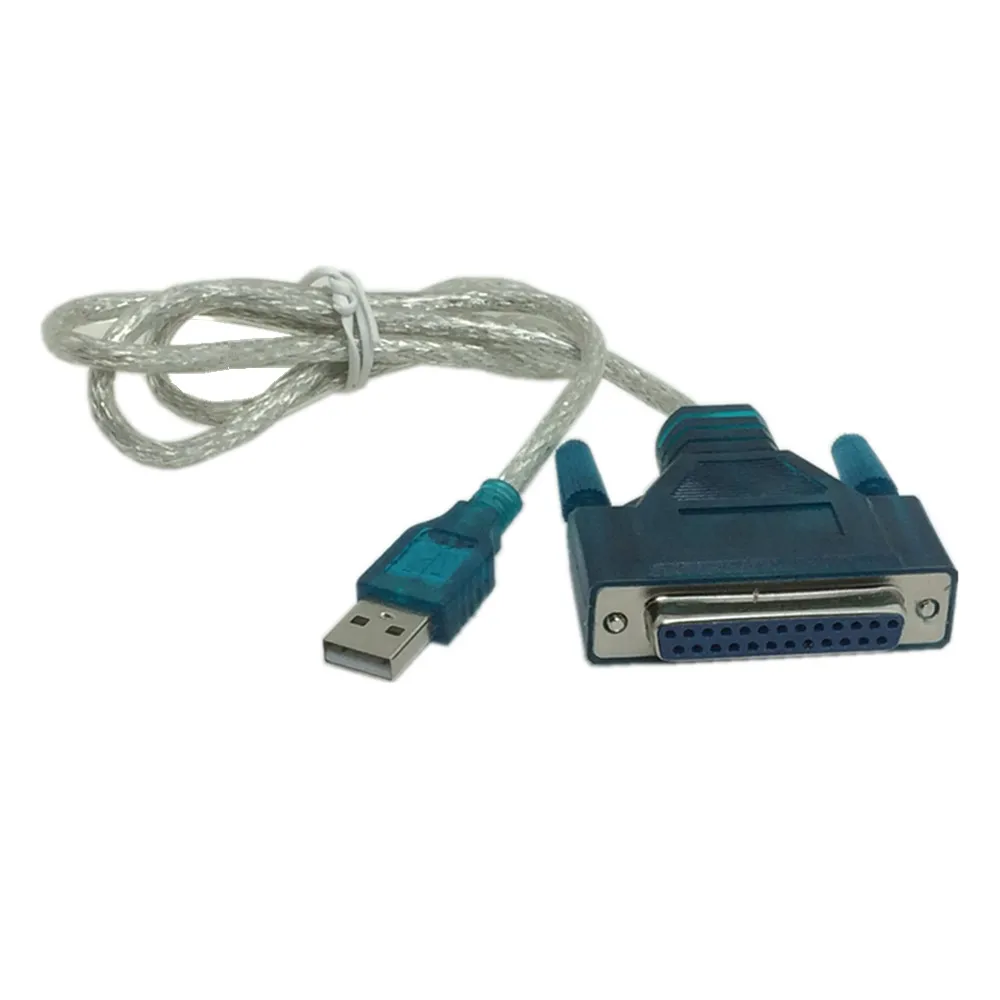 USB 2.0 1.1 1.0 Male to 25 Pin DB25 Female Parallel Port Printer Adapter Cable LPT Bidirectional Converter Wire Cord for PC LPT