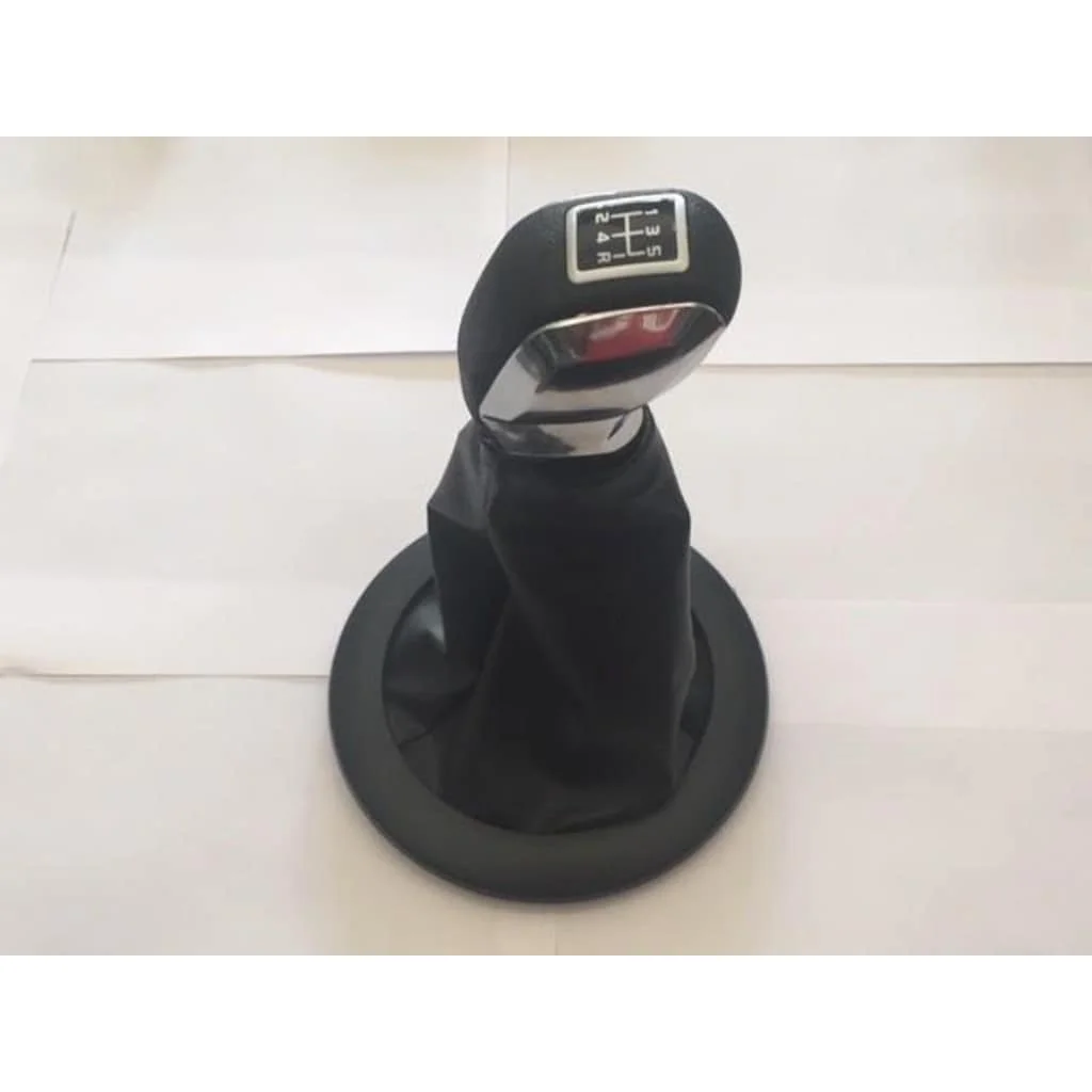 Gear Shift Knob Set Sport Type Black Color For Renault Megane MK2 (2002-2009 ) For 5 Speed