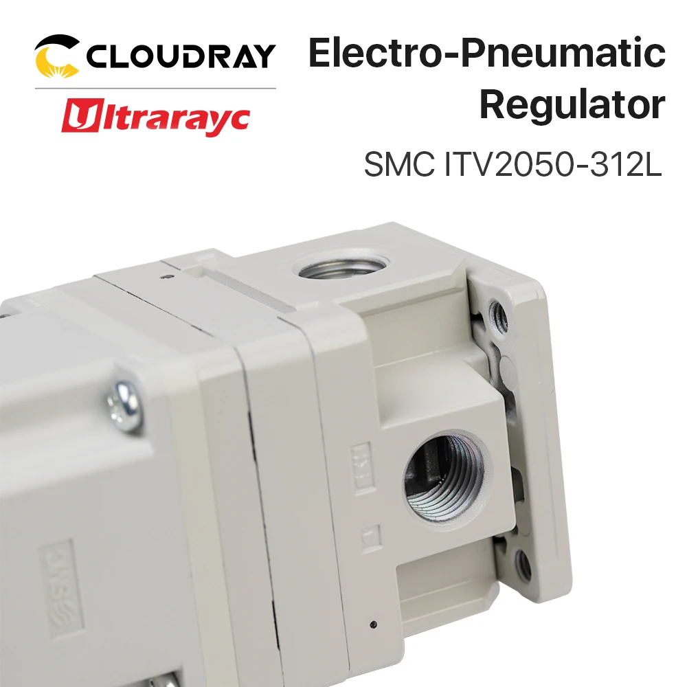 Ultrarayc-regulador electroneumático, equipo neumático de ITV2050-312L, Control de presión de aire para máquina de corte de Metal con láser de fibra