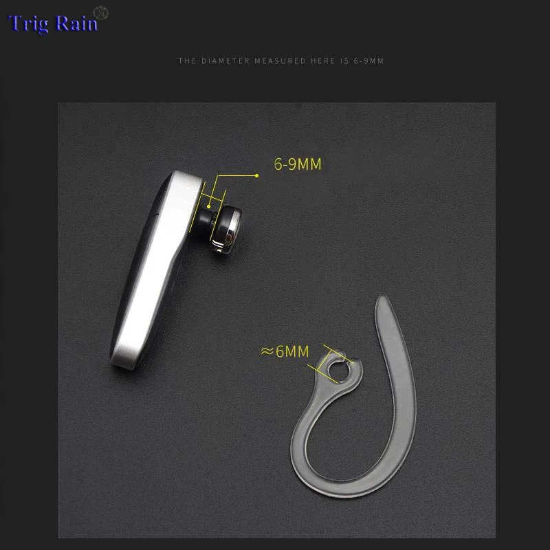 Earhook Bluetooth Earphone Headphone Silicone Earhooks Loop Clip Headset Ear Hook 6mm 8mm 10mm Replacement Headphone Accessories