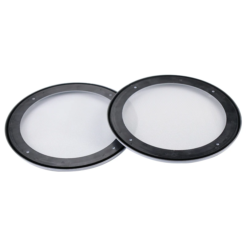 GHXAMP 4 Inch 5 Inch 6.5 Inch 8 Inch 200mm 245mm Ceiling Speaker Grille Cover Car Modification Mesh All White 2pcs