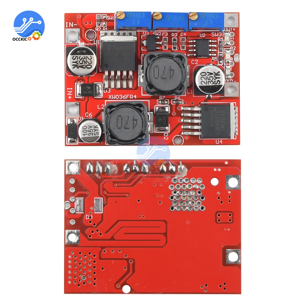 XL6019 DC-DC Step Up Down Boost Buck Voltage Power Converter Module Constant Current Solar panels 15W Replace LM2577/LM2596