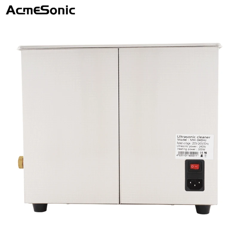 ACMESONIC Ultrasonic Cleaner A10L 40kHz 240W Adjustable Time And Temperature Ultrasonic Factory Dedicated Cleaning Machine