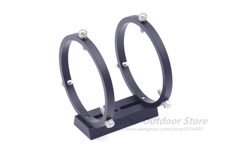 StarPal 42 50 65 80 90 100 110mm 6-point  Scope Rings with Standard Equatorial Dovetail Plate Astronomical Telescope Accessories