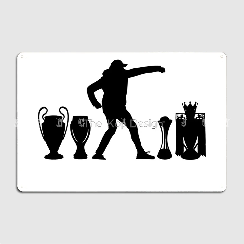 Klopp Trophies Metal Sign Wall Cave Bar Cave Retro Poster Tin Sign Posters