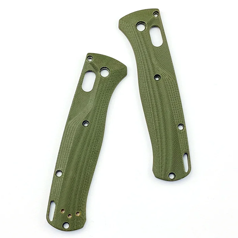 1 Pair G10 Folding Knife Handle Grip Patch Scales for Benchmade Bugout 535 Knives Butterfly DIY Making Repair Accessories Parts