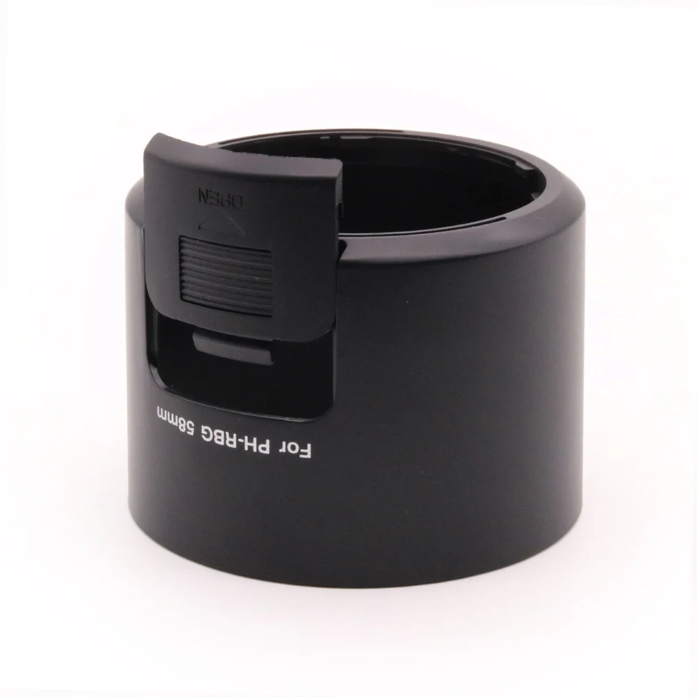 Dla PENTAX DA 55-300mm f/4-5.8 ED & DA L 55-300mm f/4-5.8 ED, plastikowa osłona przeciwsłoneczna bagnetowa, zamiennik dla PH-RBG 58mm