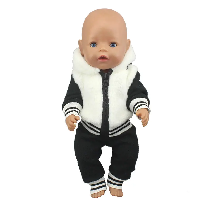 2022 Leuke Panda Kleding Past Fit Voor 43Cm Babypop 17 Inch Reborn Baby Pop Kleding