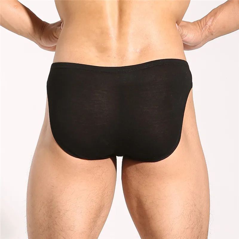 Modal Underwear Men Briefs Male Panties Sex Low Rise U Convex Pouch Brief Underwear Men Stretch Breathable Soft Briefs