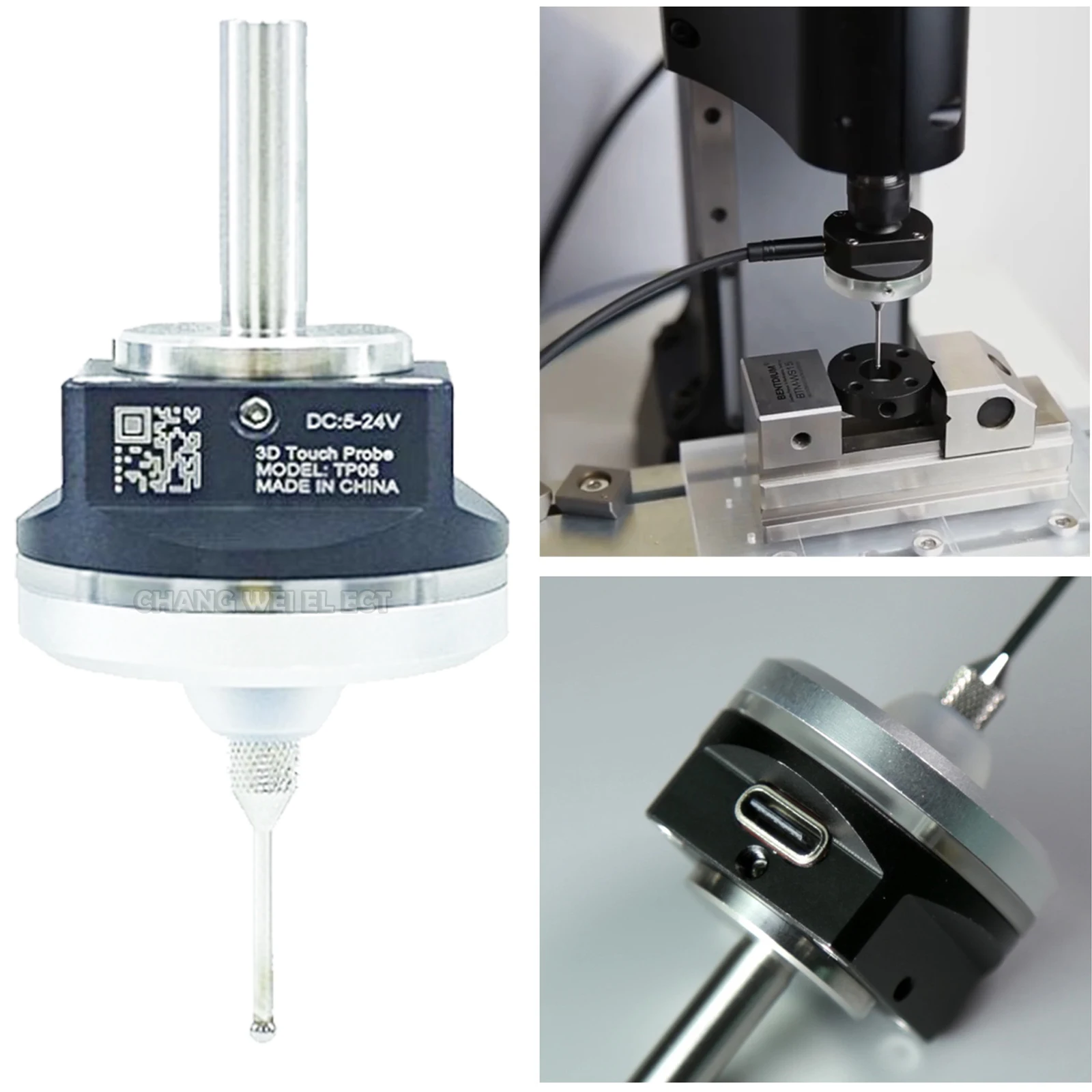 Cnc The Latest V6 Anti-roll 3d Touch Probe Edge Finder Centering Precision Cnc Probe Is Compatible With Mach3 And Grbl