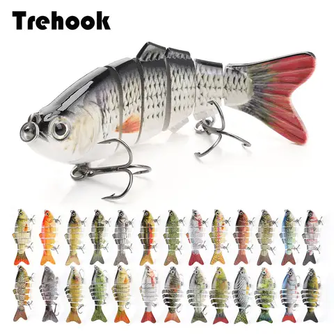 Multi-Jointed Sinking Fishing Lures TREHOOK