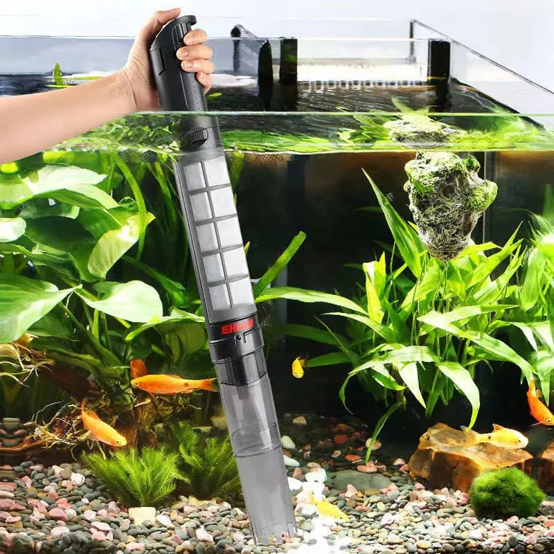 Weiting Aquarium Electric Sand Washer Fish Tank Cleaner Automatic Gravel Suction Fish Water Changer Sand Washer Fish Tank Access