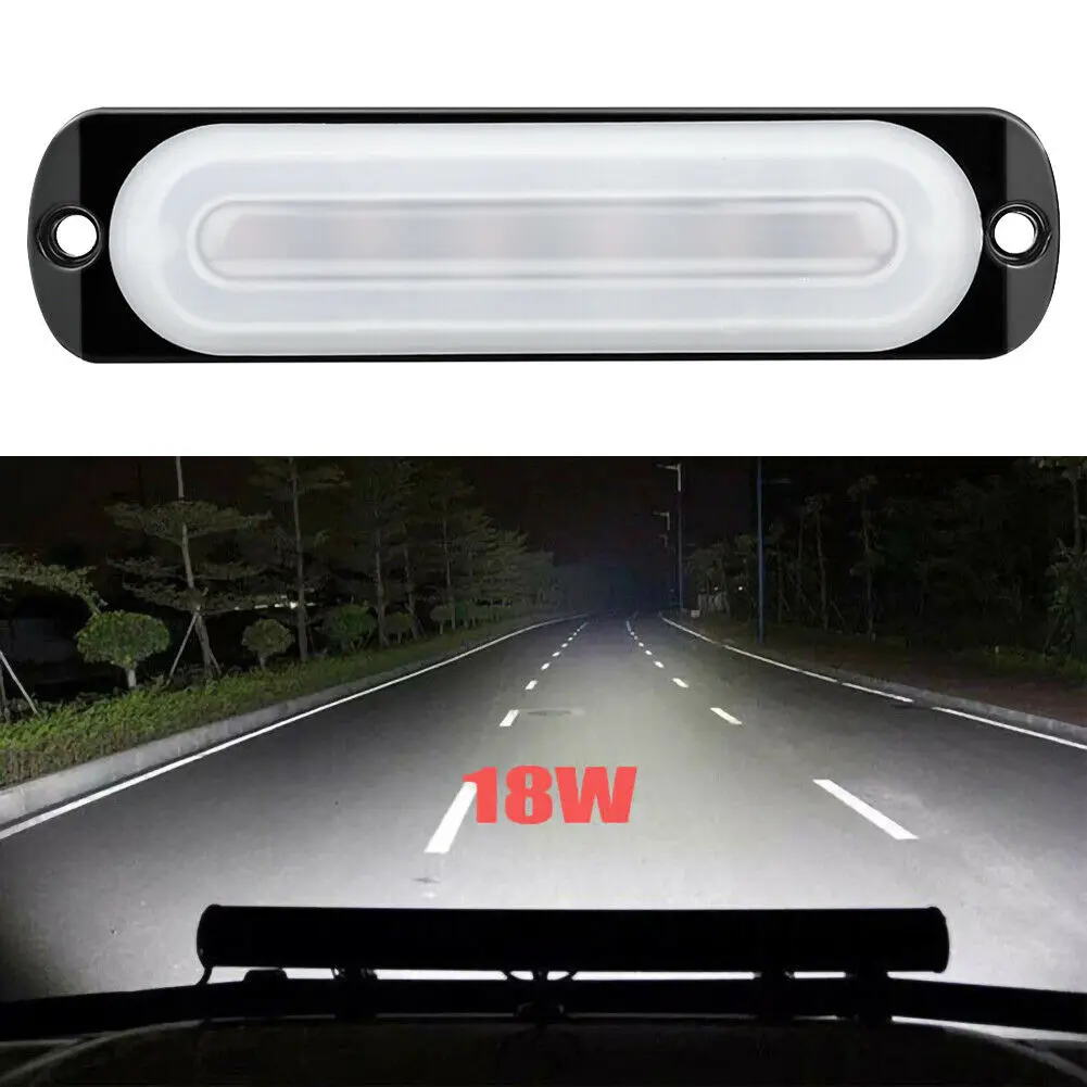 Warning Lights LEDs Diode Light Trailer Truck Yellow Orange White Red LED Side Marker Lamp 12V 24W Emergency Lamp