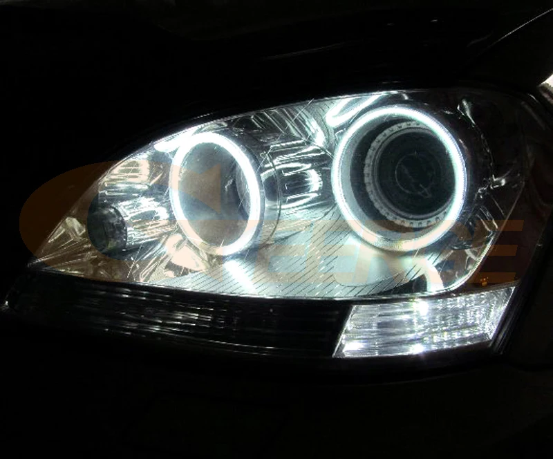 For Mercedes Benz M Class W164 ML 320 350 500 63 AMG 2005-2011 Excellent Ultra Bright CCFL Angel Eyes Kit Halo Rings