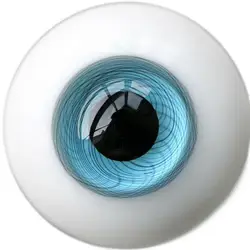 [wamami] 6mm 8mm 10mm 12mm 14mm 16mm 18mm 20mm 22mm 24mm Blue Glass Eyes Eyeball Doll Dollfie Reborn Making Crafts