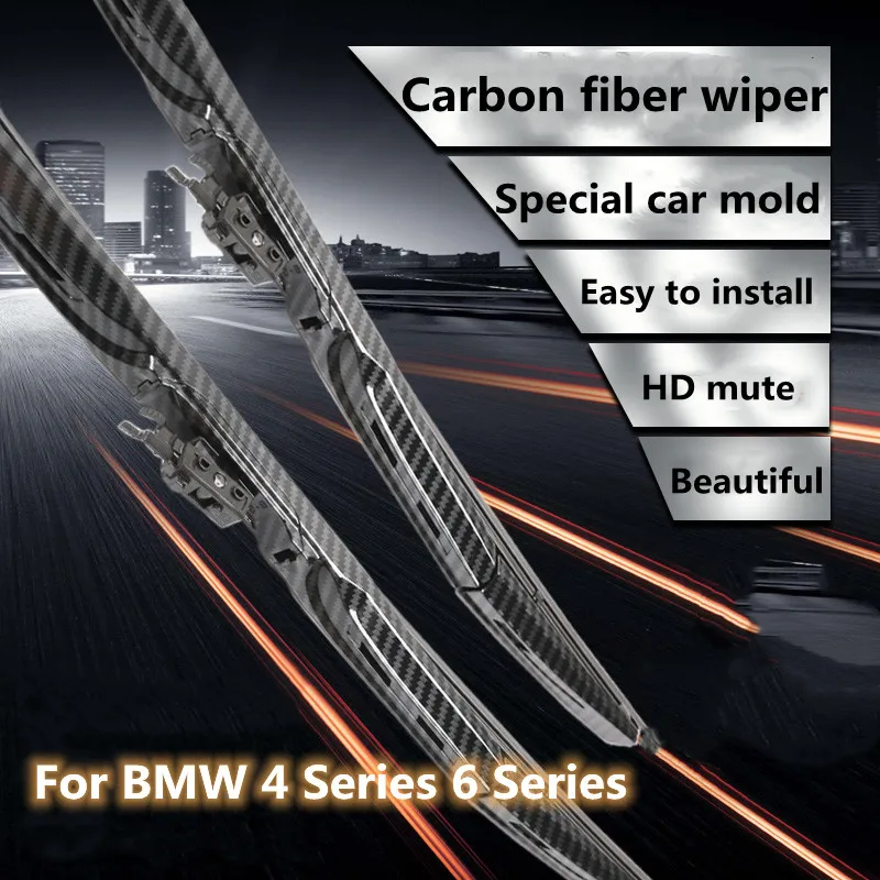 For BMW 4 Series 425i 6 Series GT 635 640 modified carbon fiber wiper interior exterior accessories convertible decoration