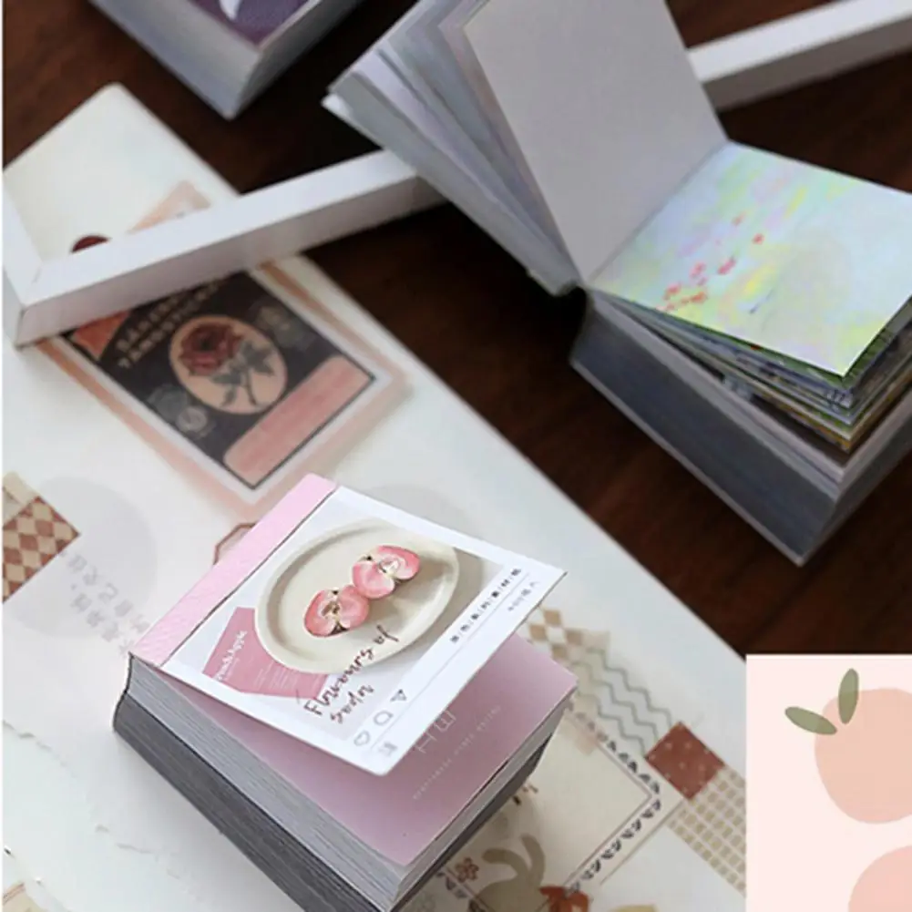 400Pcs/Set Scrapbooking Paper Universal Decorative Nice-looking Craft Background Material Paper for Diary