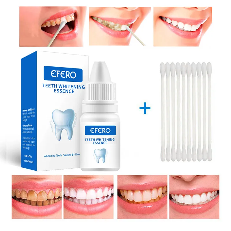 Teeth Whitening Essence Powder Oral Hygiene Whiten Teeth Cleaning Serum Effective Remove Tooth Stains Plaque Teeth Fresh Breath