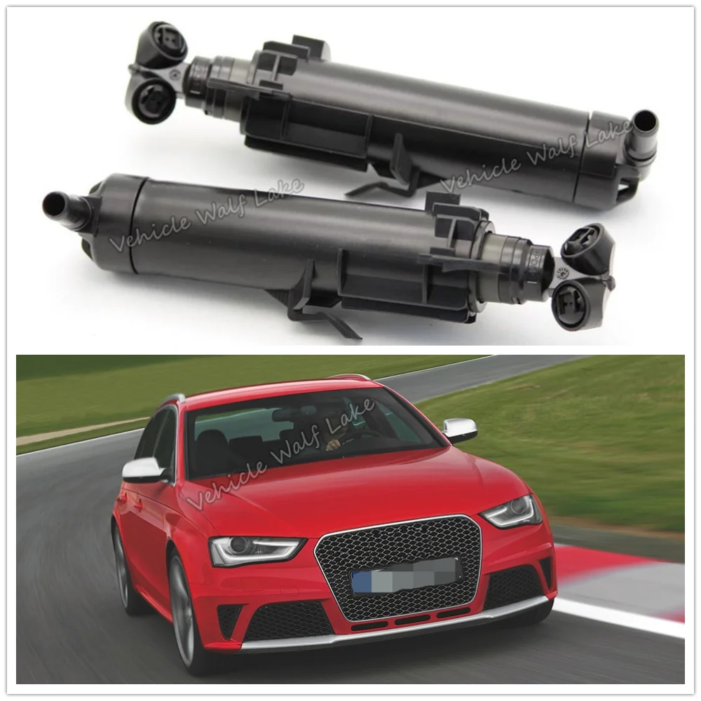 For Audi RS4 B8 Avant 2012 2013 2014 2015 2016 New Headlight Washer Lift Cylinder Spray Nozzle Jet