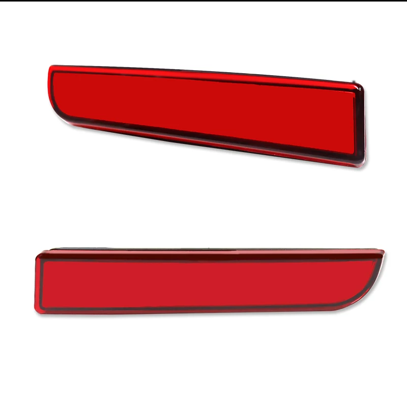 Red LED Bumper Reflectors Lights w/Sequential Turn Signal Light For Mitsubishi Lancer Evolution X Outlander Tail Rear Fog Light