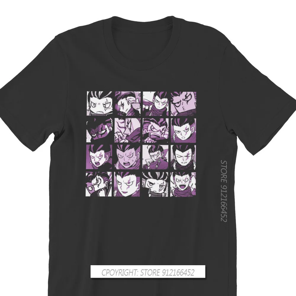 Gundham Manga Collection Man's TShirt Danganronpa Makoto Naegi Monokuma Game Crew Neck Tops 100% Cotton T Shirt Birthday Gifts