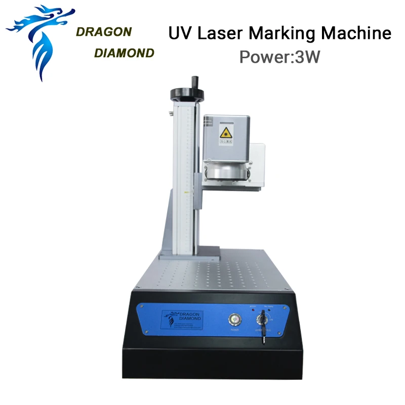 DRAGON DIAMOND 355nm CNC UV Universal Máquina de gravação de marcação a laser 3W 5W 10W para PP Plástico PVC Vidro Madeira Couro