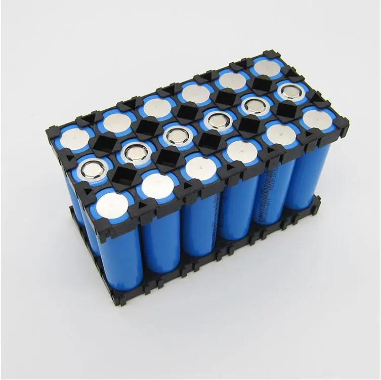 

400pcs/lot 3*6 Cell 18650 Batteries Holder Bracket Cylindrical Battery Pack Fixture Anti Vibration Case Storage Box Container