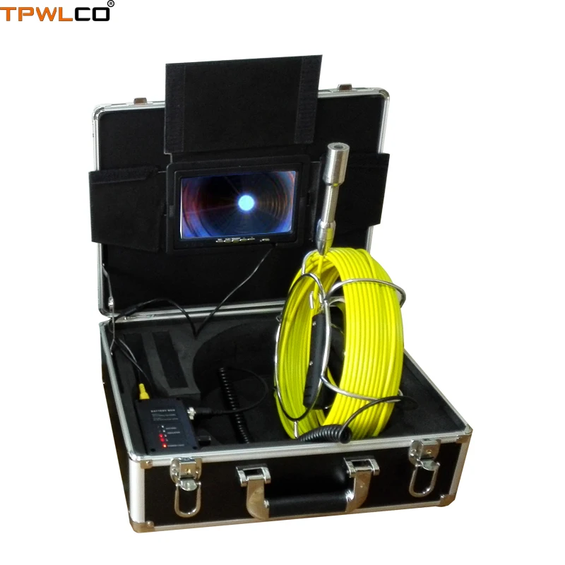 

DVR Function Pipe Inspection Industrial Endoscope Video System With 7inch Monitor 20-50m Cable Diameter 23mm Surveillance Camera