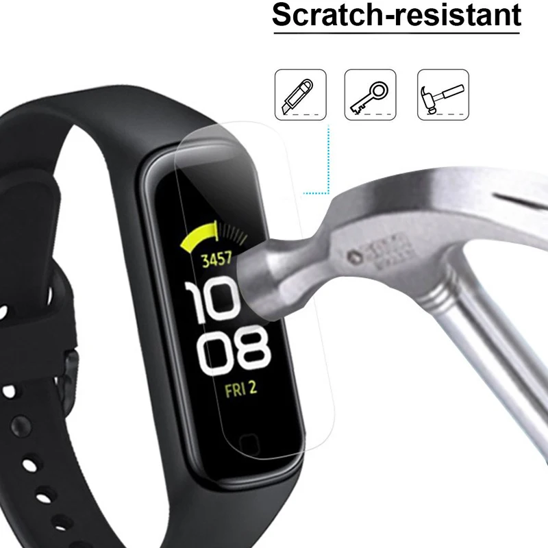 Screen Protector Hydrogel Film For Samsung Galaxy Fit 2 SM-R220 Smartwatch Scratch Proof HD Clear Full Coverage Accessories