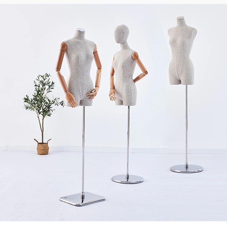 

New Arrival Fabric Women Model Dressmaker Mannequin Stores Display Manikin On Promotion
