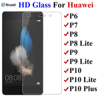 NicoTD Protective Glass On The For Huawei P8 P9 P10 9H Screen Protector For Huawei P8 Lite P9 Lite P10 Lite P8 Lite 2017