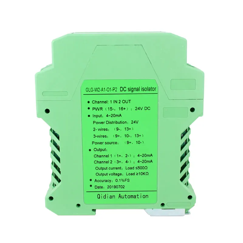 4-20mA Gleichstrom-Signal isolation sender Stroms pannungs wandler Mehrfach eingangs ausgang 0-20mA 0-5V 0-10V Wandler