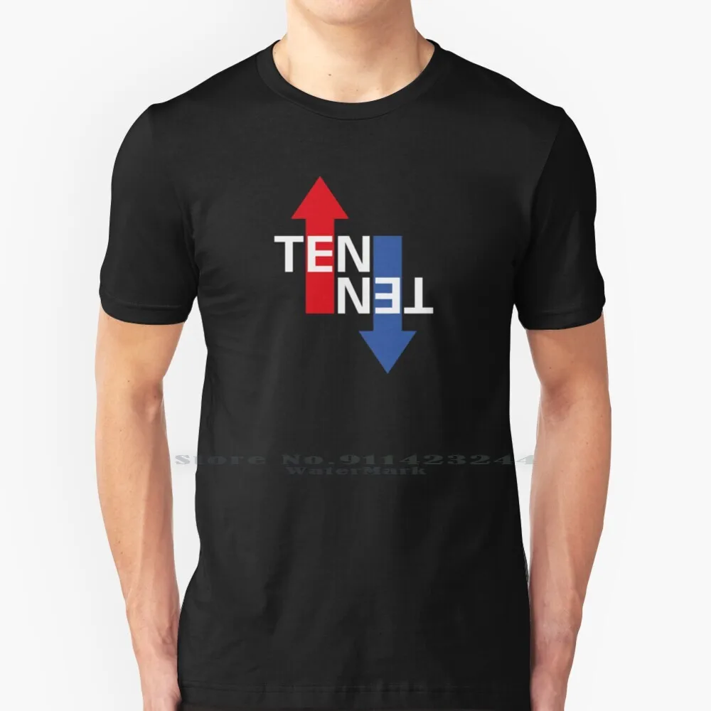 Tenet Inverted Arrows Christopher Nolan Movie ( 2020 ) White Text T Shirt Cotton 6XL Tenet Movie Films Movies Cinemascope