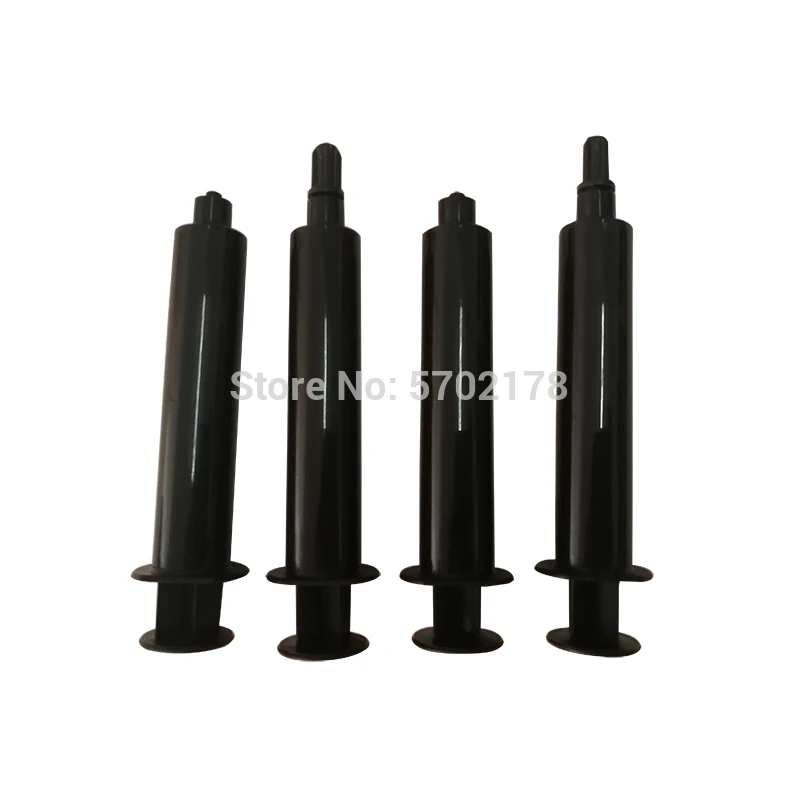 20PCS Wholesale high quality industrial black plastic syringe glue perfume hand push type luer lock syringe