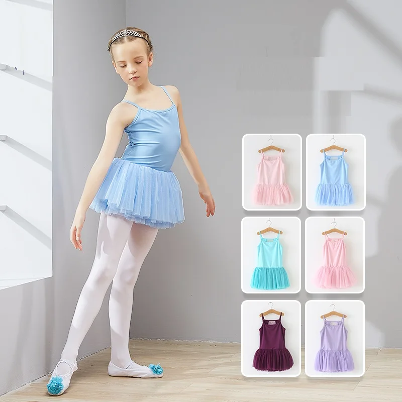 Đầm Ba Lê Cho Bé Gái, Ba Lê Dancewear, Tập Đi Cho Bé Múa Ba Lê Leotard, Nhảy Đầm, Tutu, Áo trẻ Em Dance Váy Với Voan