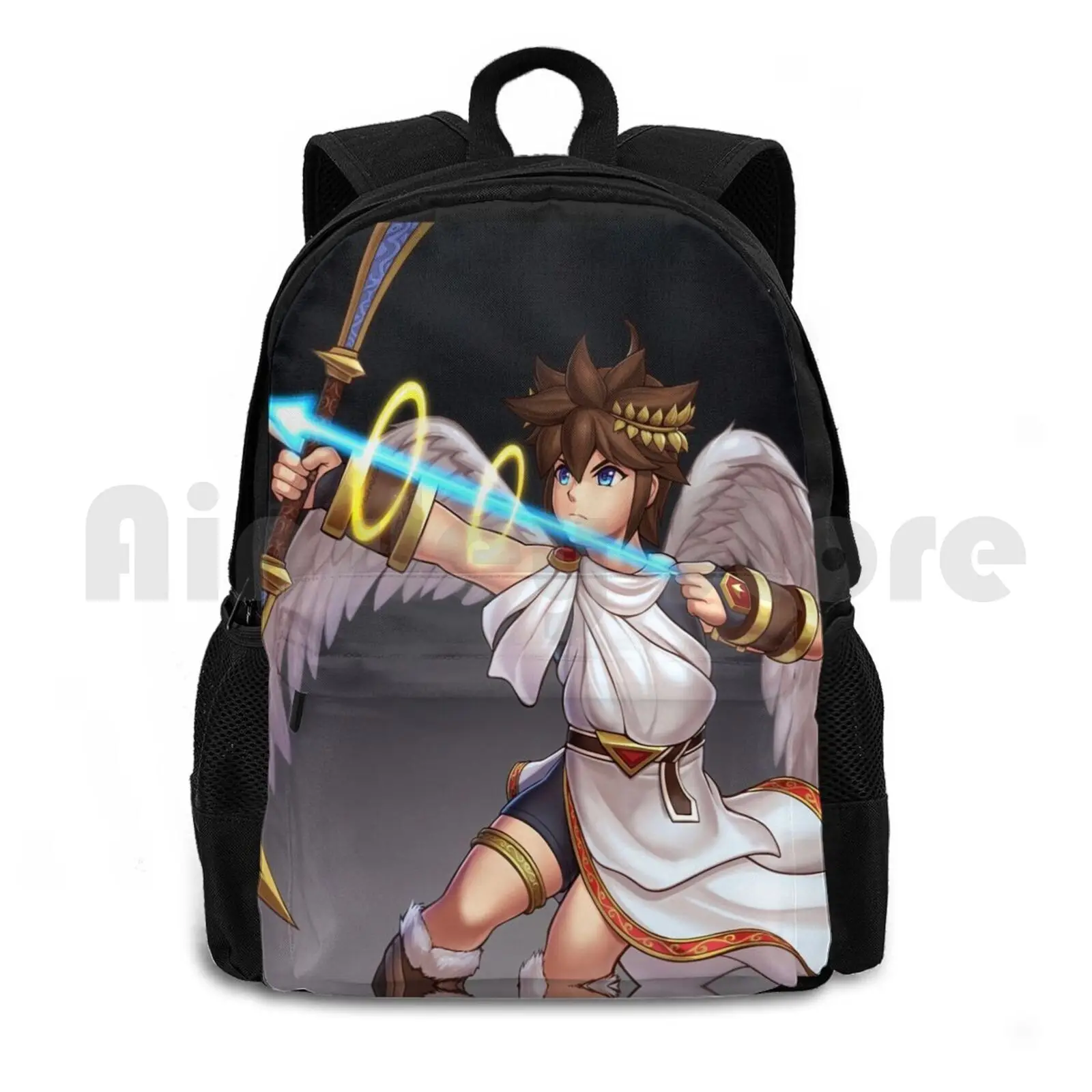 

Pit ( Ultimate ) Outdoor Hiking Backpack Waterproof Camping Travel Pit Kid Icarus Smash Bros Smash Brothers Anime Uprising