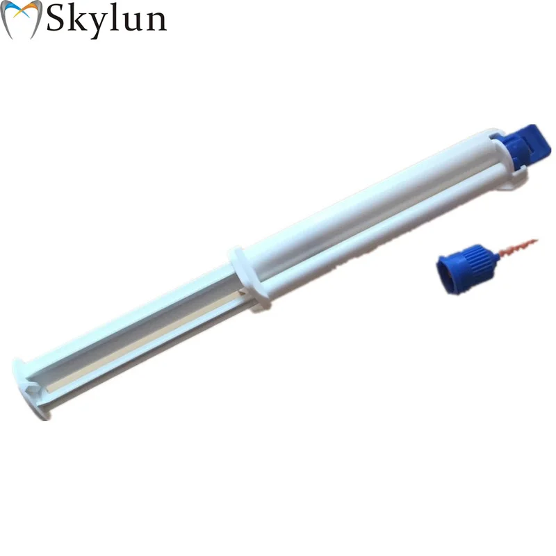 SKYLUN 50PCS Teeth Whitening Dual Barrel Syringe 35% Hydrogen Peroxide Bleahcing Gel ral Cleaning For Clinic Salon