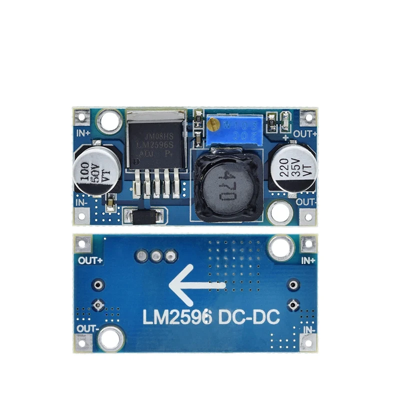 LM2596s DC-DC Step-Down-Stromversorgungsmodul 3A einstellbares Step-Down-Modul LM2596 Spannungsregler 24V 12V 5V 3V – Detail 14