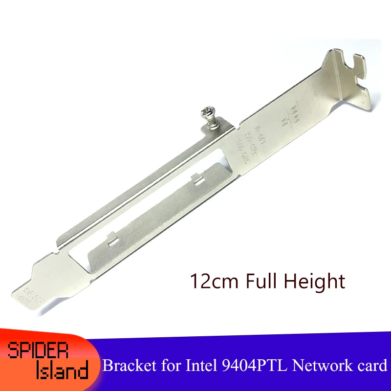 50pcs Intel 9404PT Full Height Fiber Card Bracket for Four-port 4 Port Short Bezel Baffle Network card 9404PT Bracket 12cm