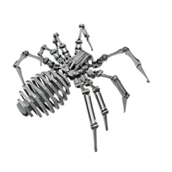 Gift And Toys Puzzles For Kids Adults Learning Education Steel MOKR 3D Metal Puzzle Spider DIY Jigsaw Model