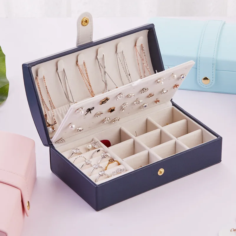 Jewelry Storage Box Display for Ring Holder Earring Organizer Necklace Casket Wedding шкатулка для украшений шкатулка для бижуте