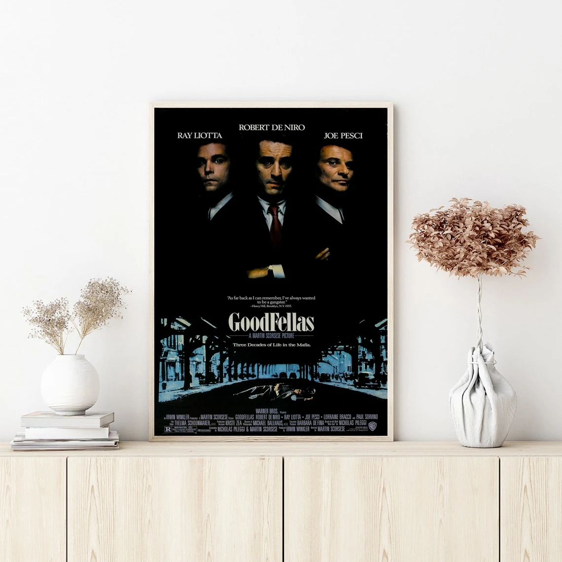 Goodfellas Movie Poster Wall Art Canvas Painting Bedroom Living Room Home Decoration (No Frame)