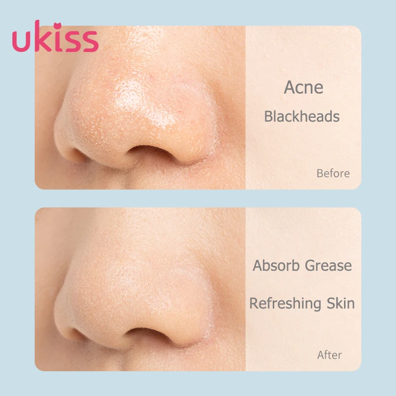 UKISS Oil-absorbing Paper Facial Cleansing Pores Oil Control and Oil Removal Protable Package (1 package include 100piece)