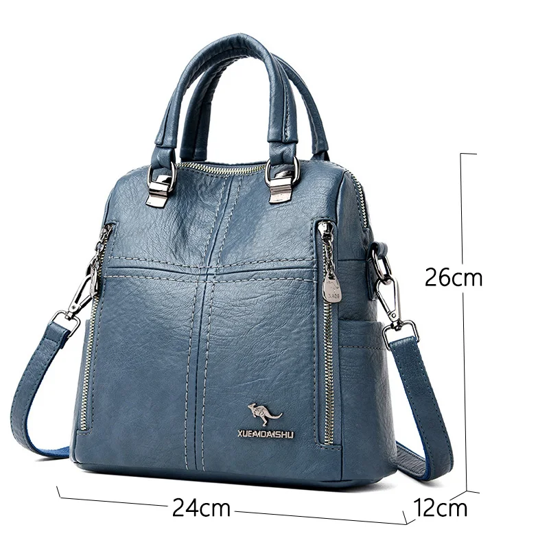 LANYIBAIGE nuove donne zaino borse multifunzione Designer borsa a tracolla da donna in pelle di alta qualità borse da scuola zaini da viaggio
