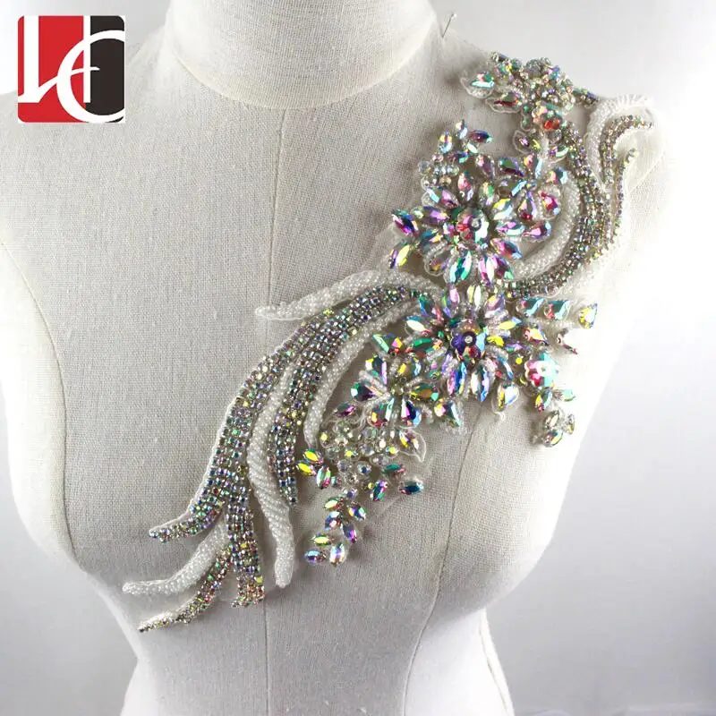 

Rhinestone Bridals Elegant Appliques For Dress