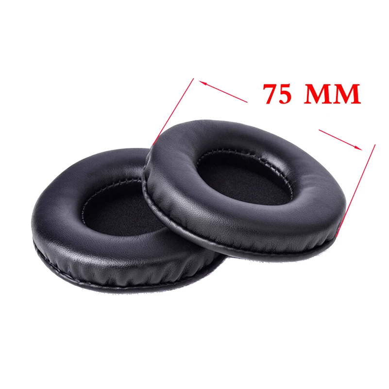 75mm wkładki do uszu do słuchawek piankowa podkładka 7.5cm słuchawki gąbka obejmuje Earpads poduszka wymiana porady na słuchawki SJ33 SJ55 K518