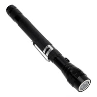 Portable Pocket 3 LED Telescopic Flexible Extendable Led Flashlight Torch Magnetic Head Pick Up Tool Light