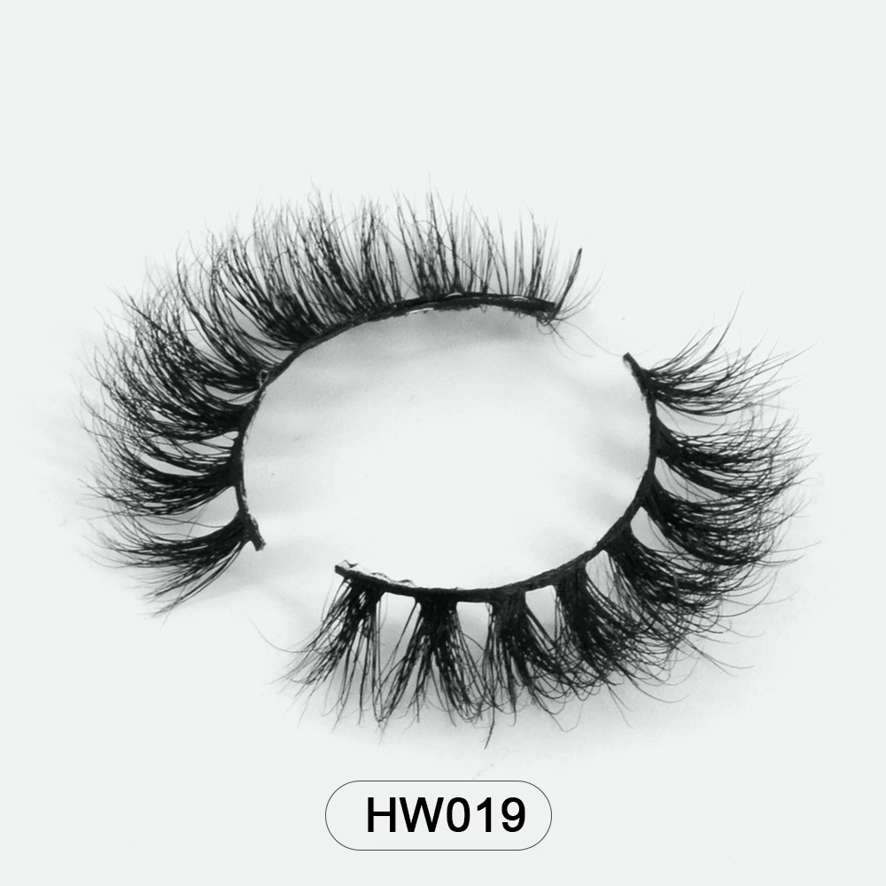 Dropshipping Wholesale Natural Wispy 3d Mink False Lashes Makeup Mink Fake Eyelashes With Soft Band Make-up For Women