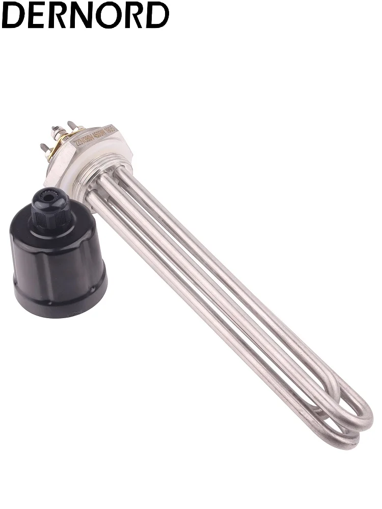 DERNORD-elemento calefactor de inmersión, calentador de agua Tubular eléctrico, rosca de 1,25 \