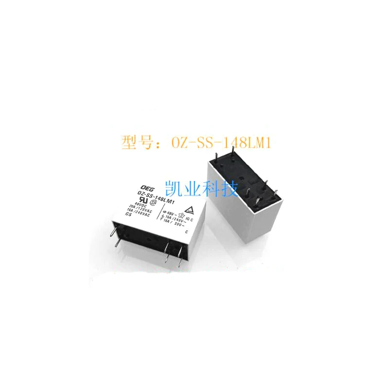 

HOT NEW 48V relay OZ-SS-148LM1 OZSS148LM1 OZ SS 148LM1 48V 48VDC DC48V 16A 240VAC 6PIN